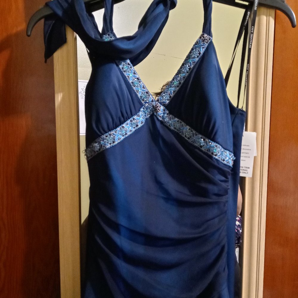 Blue Gown Dress